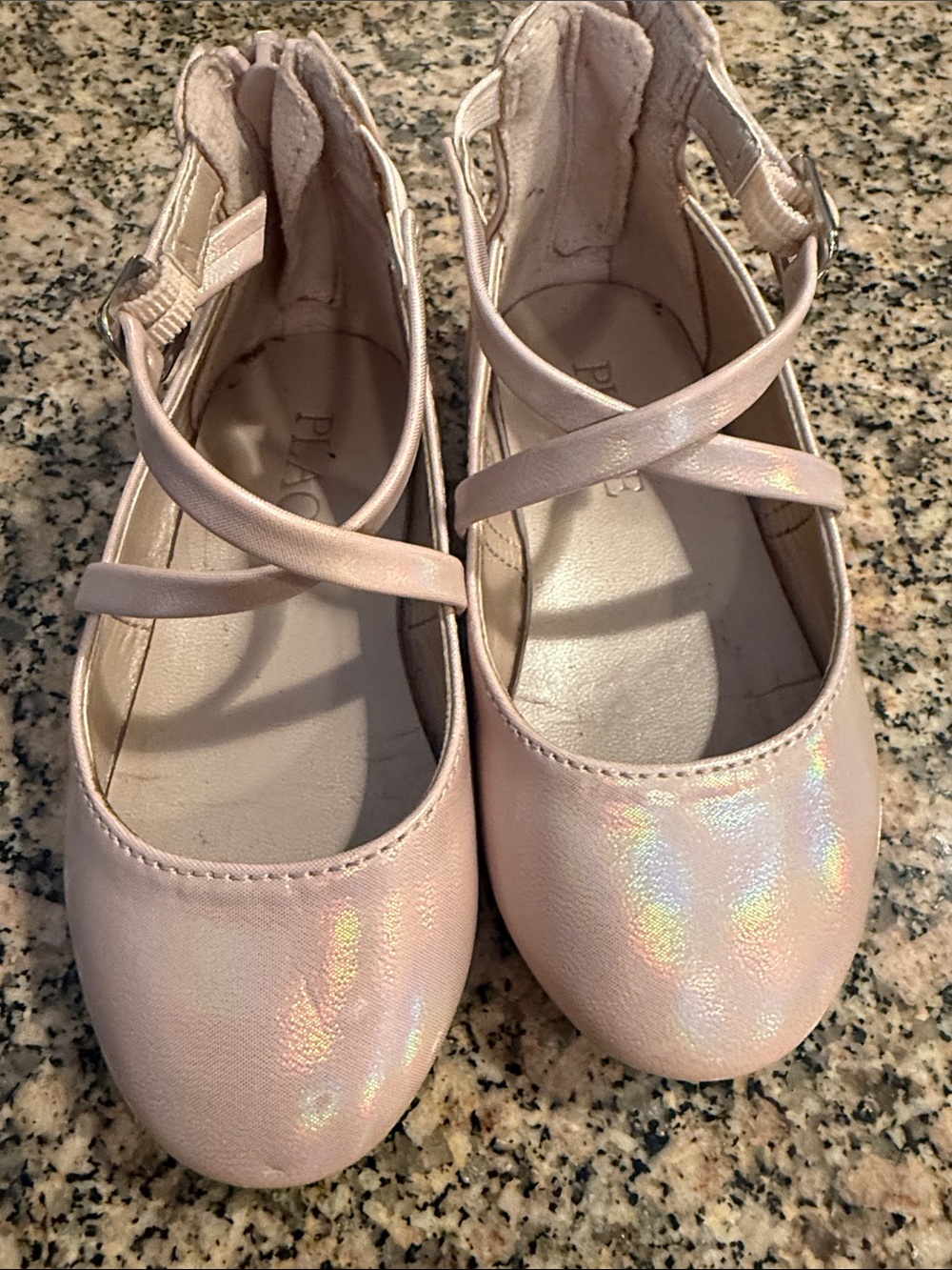 The Children's Place Pale Pink Girls' Mary Jane Dress Shoes